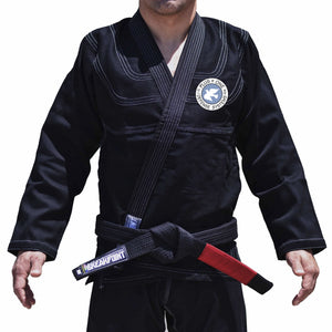 Plus One Defense Systems Academy Gi - Black and Blue #624 A