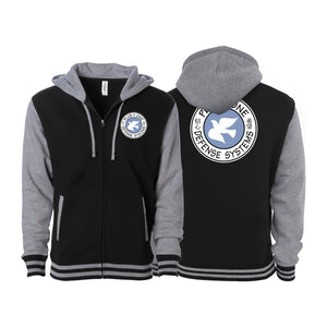 Plus One Defense Systems Academy Varsity Zip-Up Hoodies #8064 A