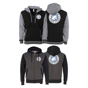 Plus One Defense Systems Academy Varsity Zip-Up Hoodies #8064 A