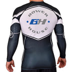 Bowerhouse MMA Academy Rash Guards Black/White #8065 A