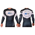 Bowerhouse MMA Academy Rash Guards Black/White #8065 A