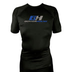 Bowerhouse MMA All Black Custom Rash Guards Short Sleeves #8065 A