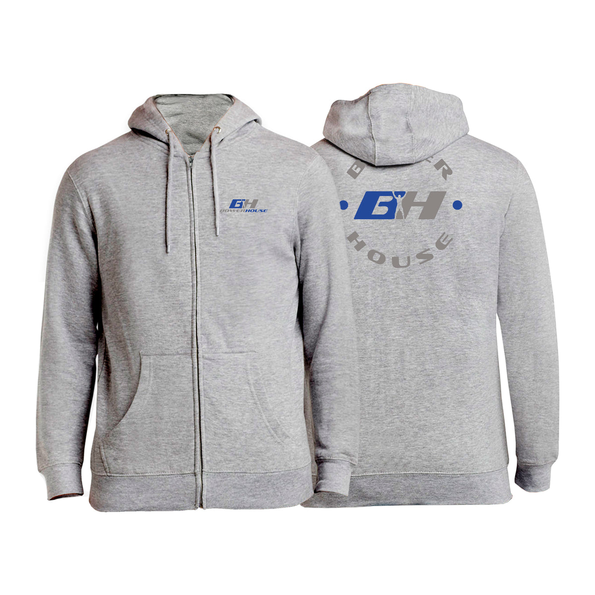 Bowerhouse MMA Academy Zip-Up Hoodies #8065 B