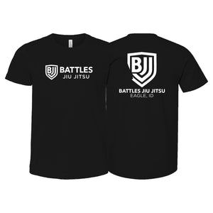 Battles Jiu Jitsu Academy Kids Shirts #8066 A