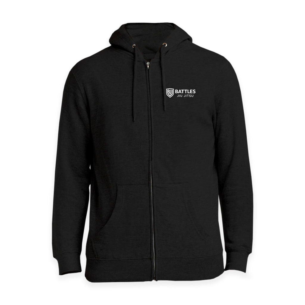 Battles Jiu Jitsu Academy Zip-Up Hoodies #8066 B