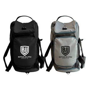 Battles Jiu Jitsu Academy Hybrid Duffel Backpack #8066 A
