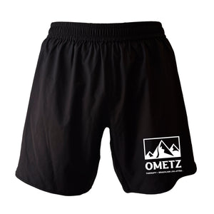 Ometz Jiu-Jitsu All Black Custom Shorts 2.0 #8067 A