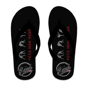 Rush Mixed Martial Arts Academy Flip Flops #8068 A