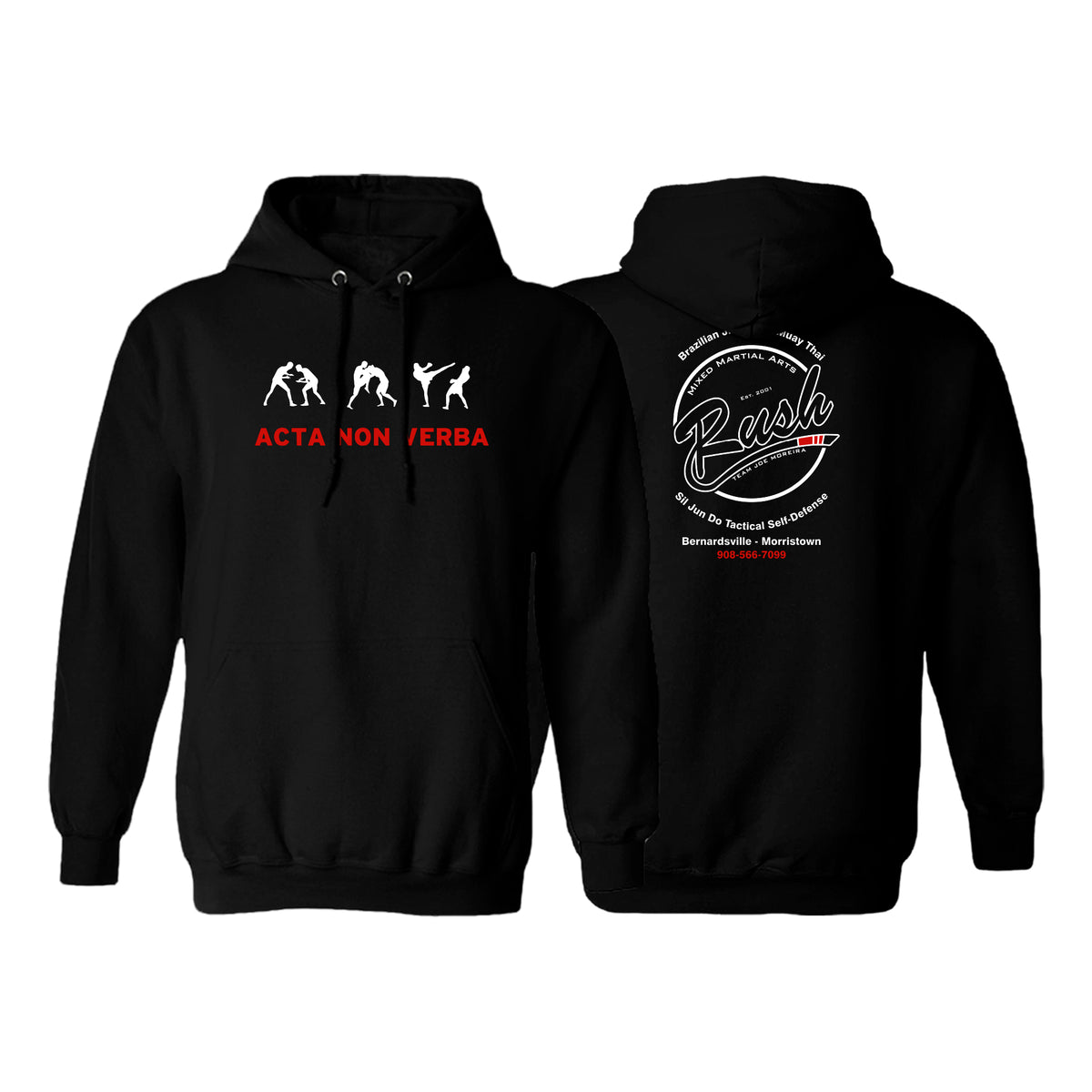Rush Mixed Martial Arts Academy Sweater Hoodie #8068 A
