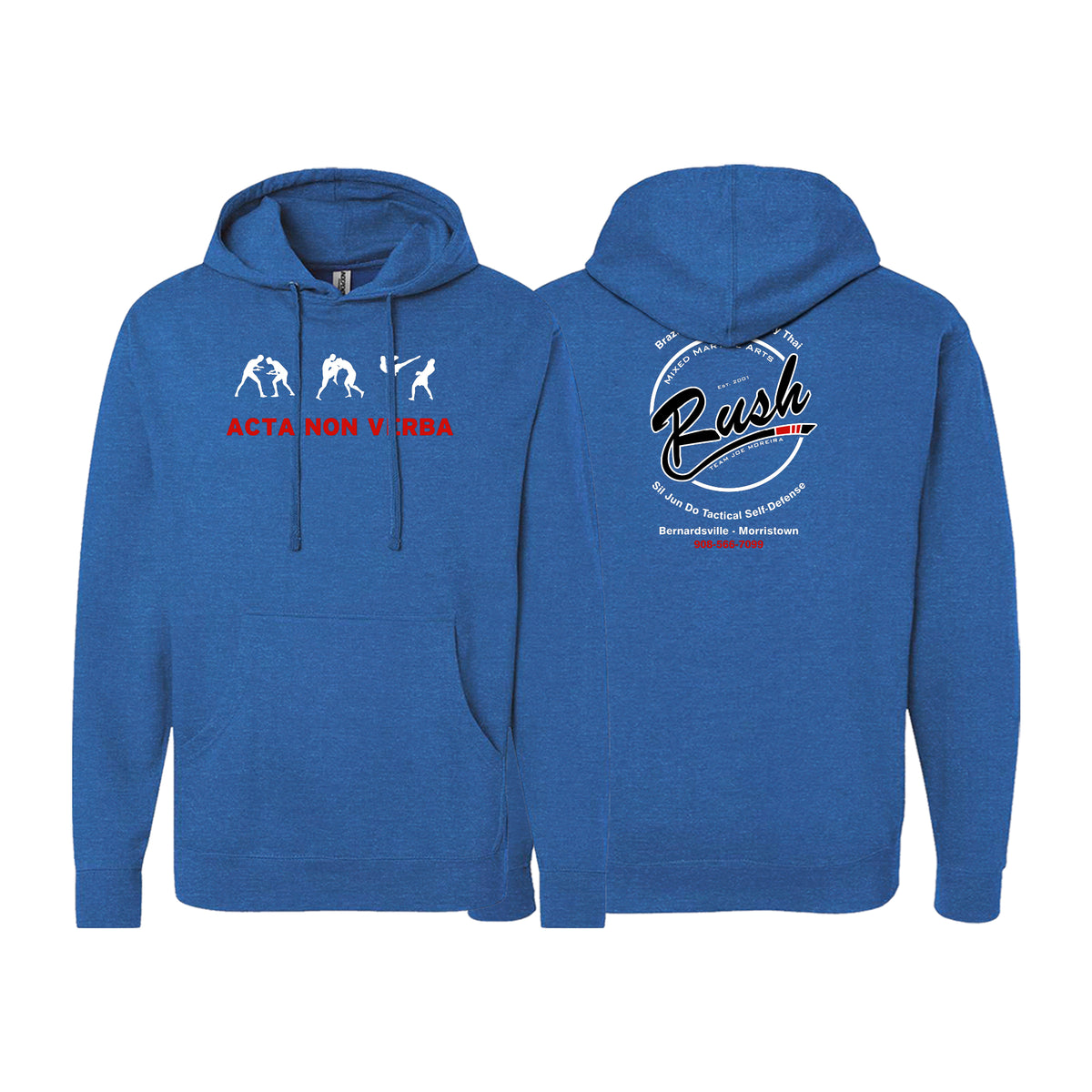 Rush Mixed Martial Arts Academy Sweater Hoodie #8068 A