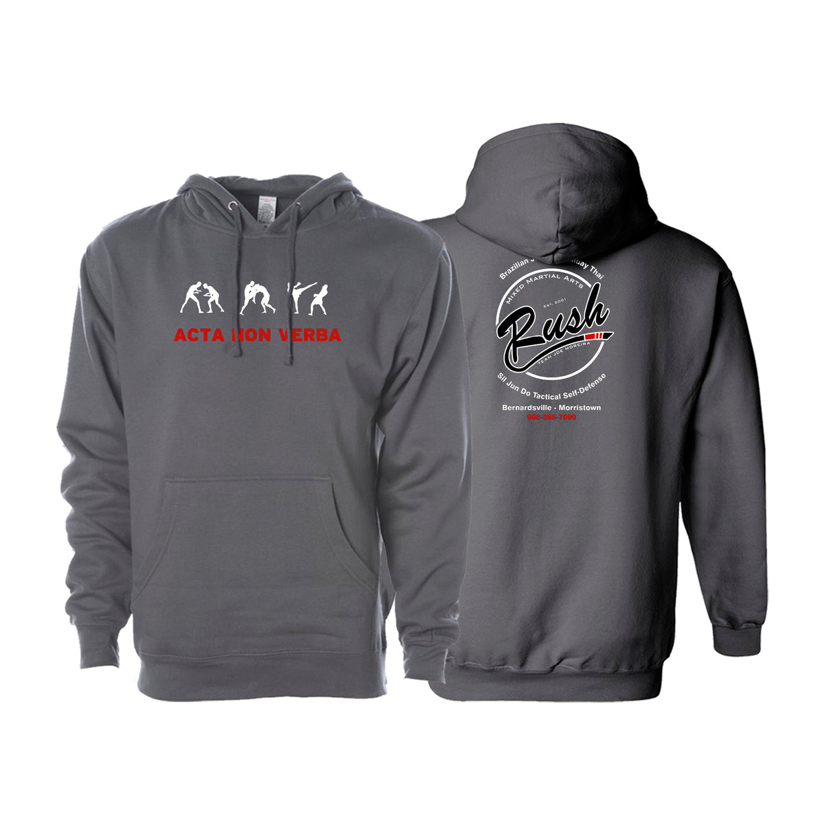 Rush Mixed Martial Arts Academy Sweater Hoodie #8068 A