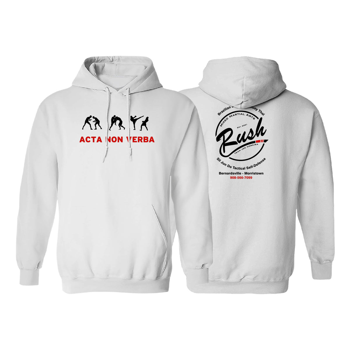 Rush Mixed Martial Arts Academy Sweater Hoodie #8068 A