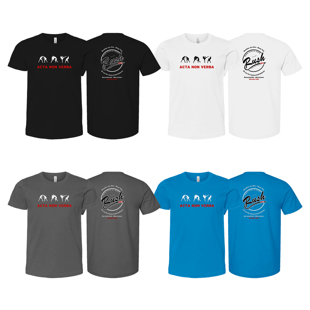 Rush Mixed Martial Arts Academy Kids Shirts #8068 A