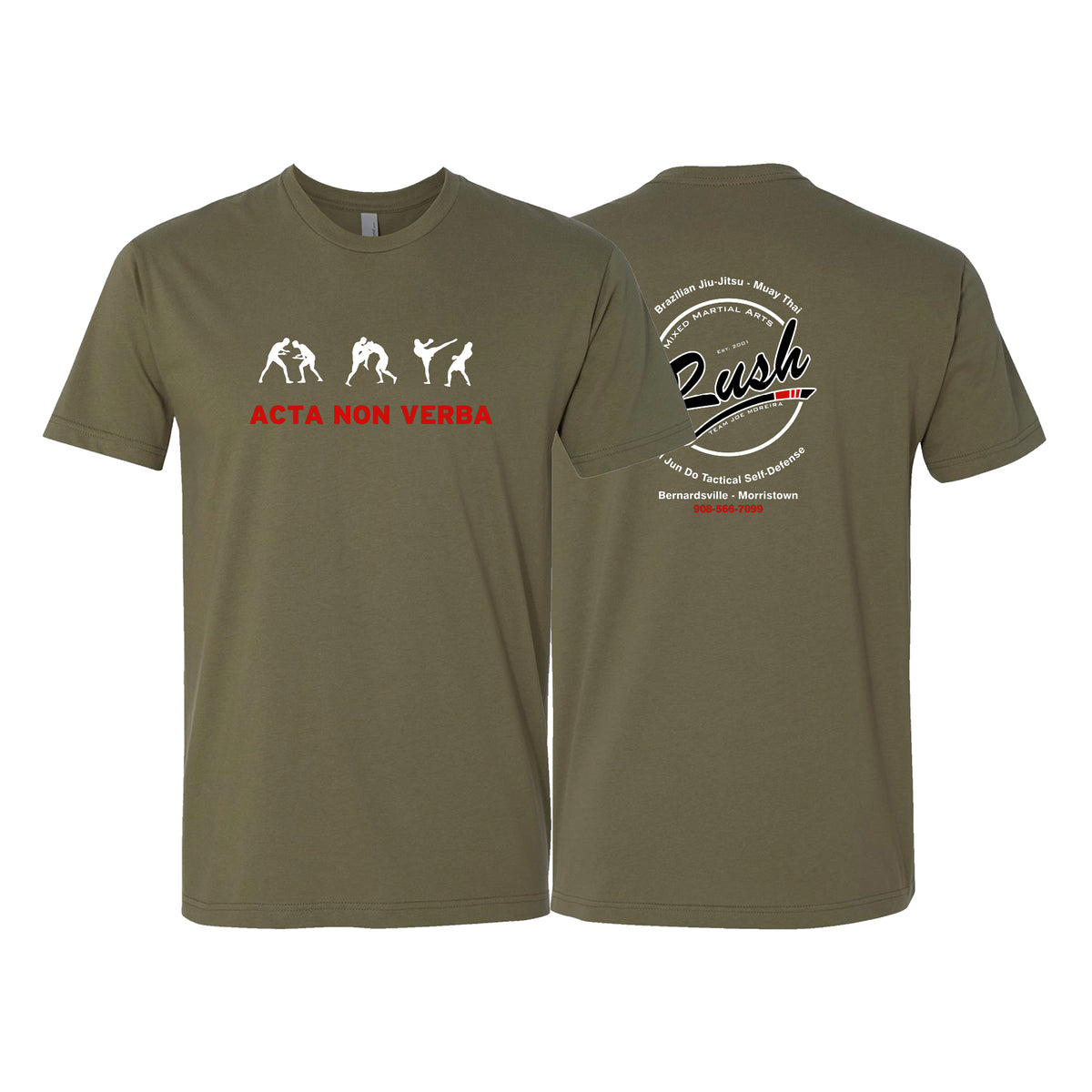 Rush Mixed Martial Arts Next Level Adult Shirts #8068 A