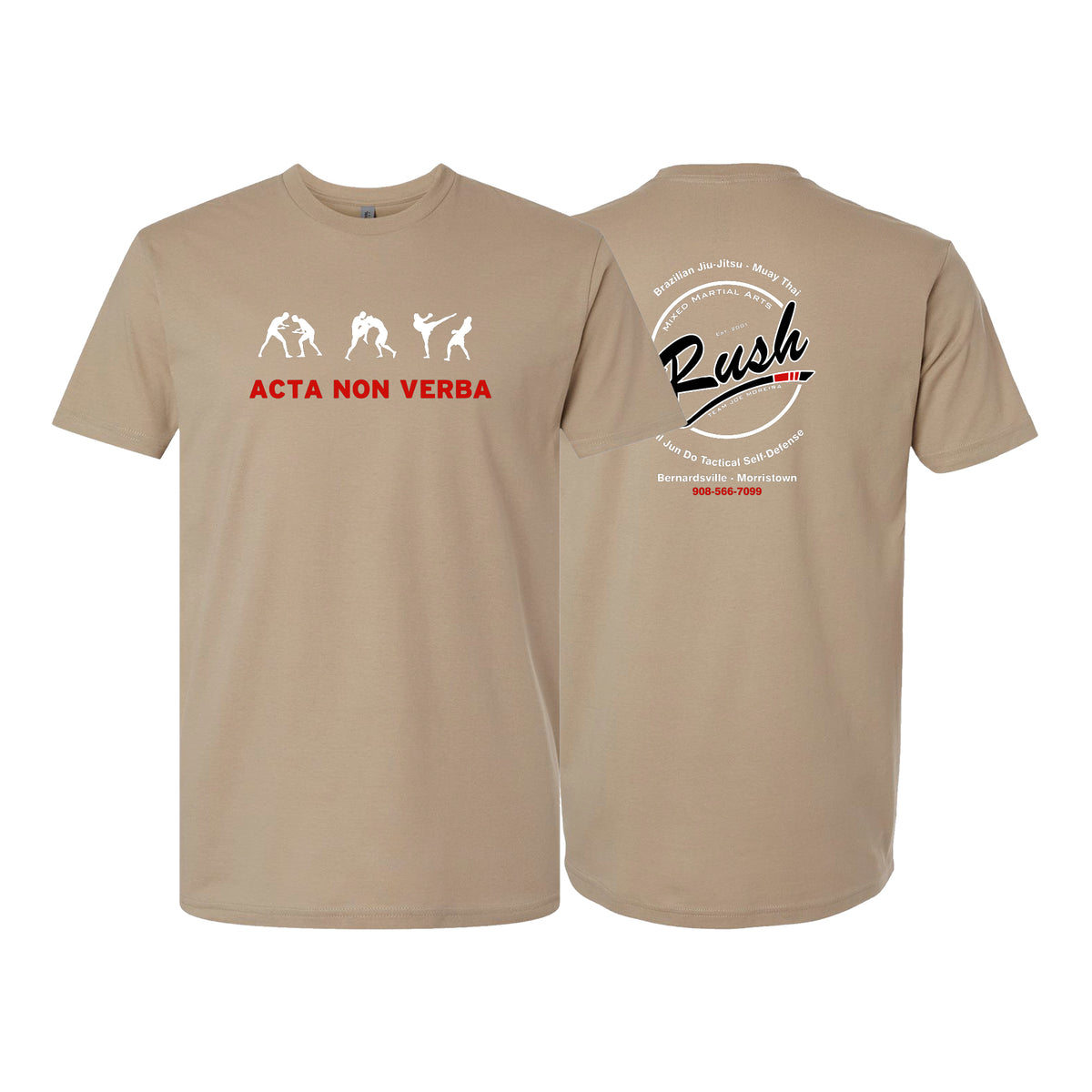 Rush Mixed Martial Arts Next Level Adult Shirts #8068 A