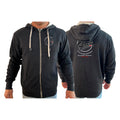 Rush Mixed Martial Arts Academy Sherpa Lined Zip-Up Hoodie #8068 B
