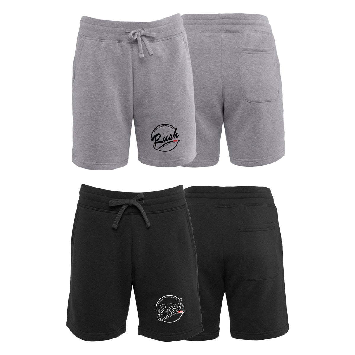 Rush Mixed Martial Arts Academy Sweat Shorts #8068 A