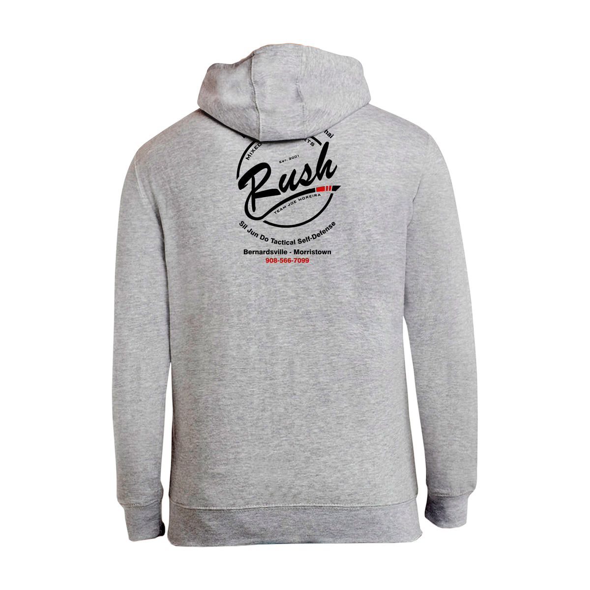 Rush Mixed Martial Arts Academy Zip-Up Hoodies #8068 B
