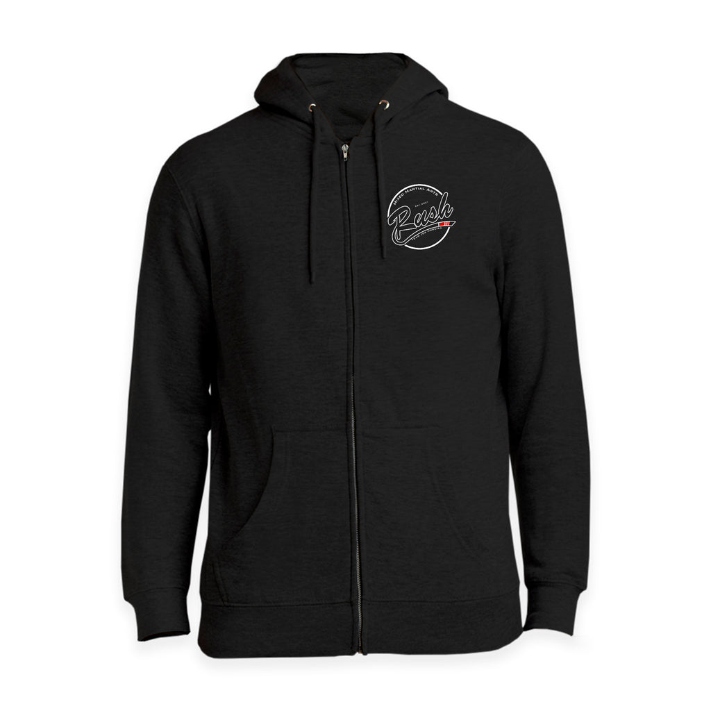 Rush Mixed Martial Arts Academy Zip-Up Hoodies #8068 B