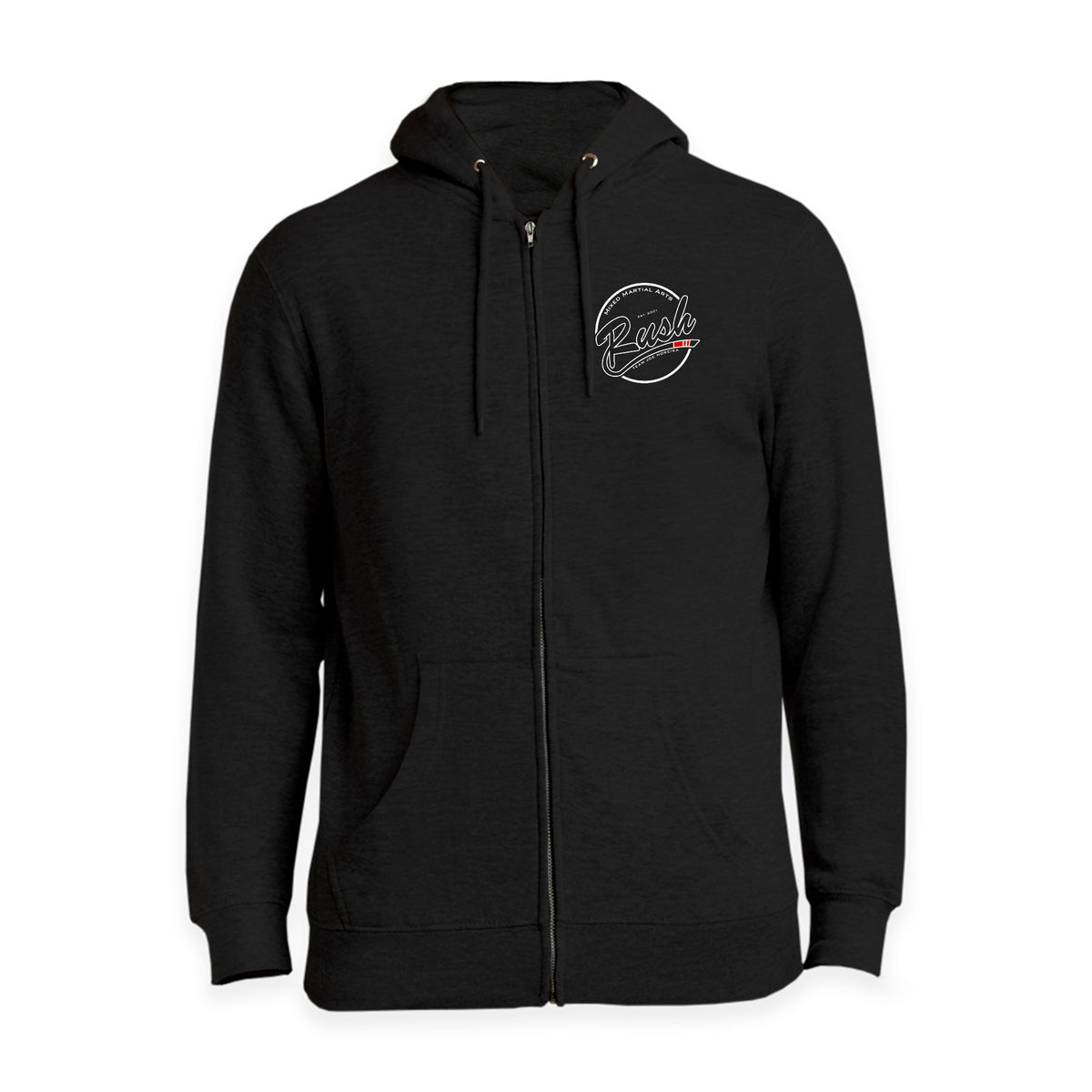 Rush Mixed Martial Arts Academy Zip-Up Hoodies #8068 B