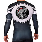 American Legacy Martial Arts Academy Rash Guards Black/White #8069 A