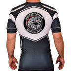 American Legacy Martial Arts Academy Rash Guards Black/White #8069 A