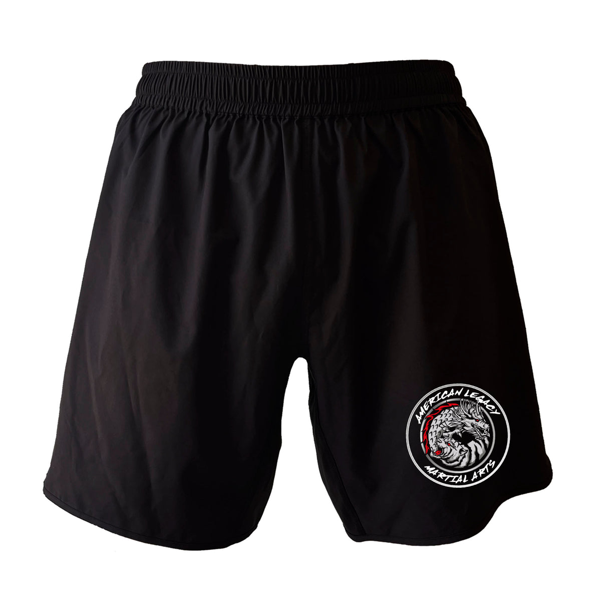 American Legacy Martial Arts All Black Custom Shorts 2.0 #8069 B
