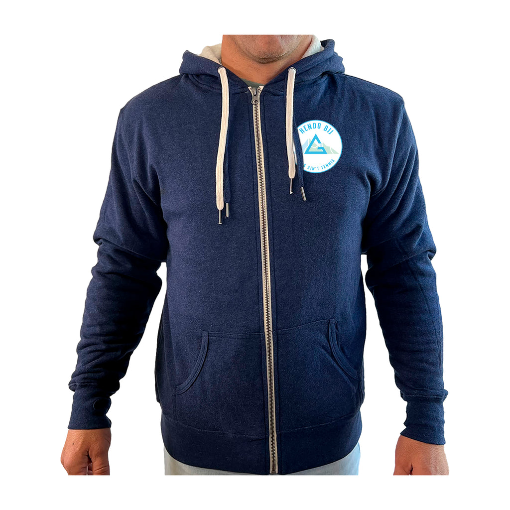 Hendo Brazilian Jiu Jitsu Academy Sherpa Lined Zip-Up Hoodie #8070 B