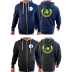 Hendo Brazilian Jiu Jitsu Academy Sherpa Lined Zip-Up Hoodie #8070 B