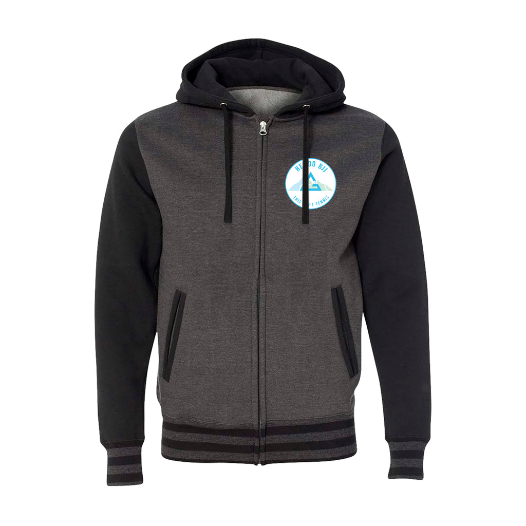 Hendo Brazilian Jiu Jitsu Academy Varsity Zip-Up Hoodies #8070 B