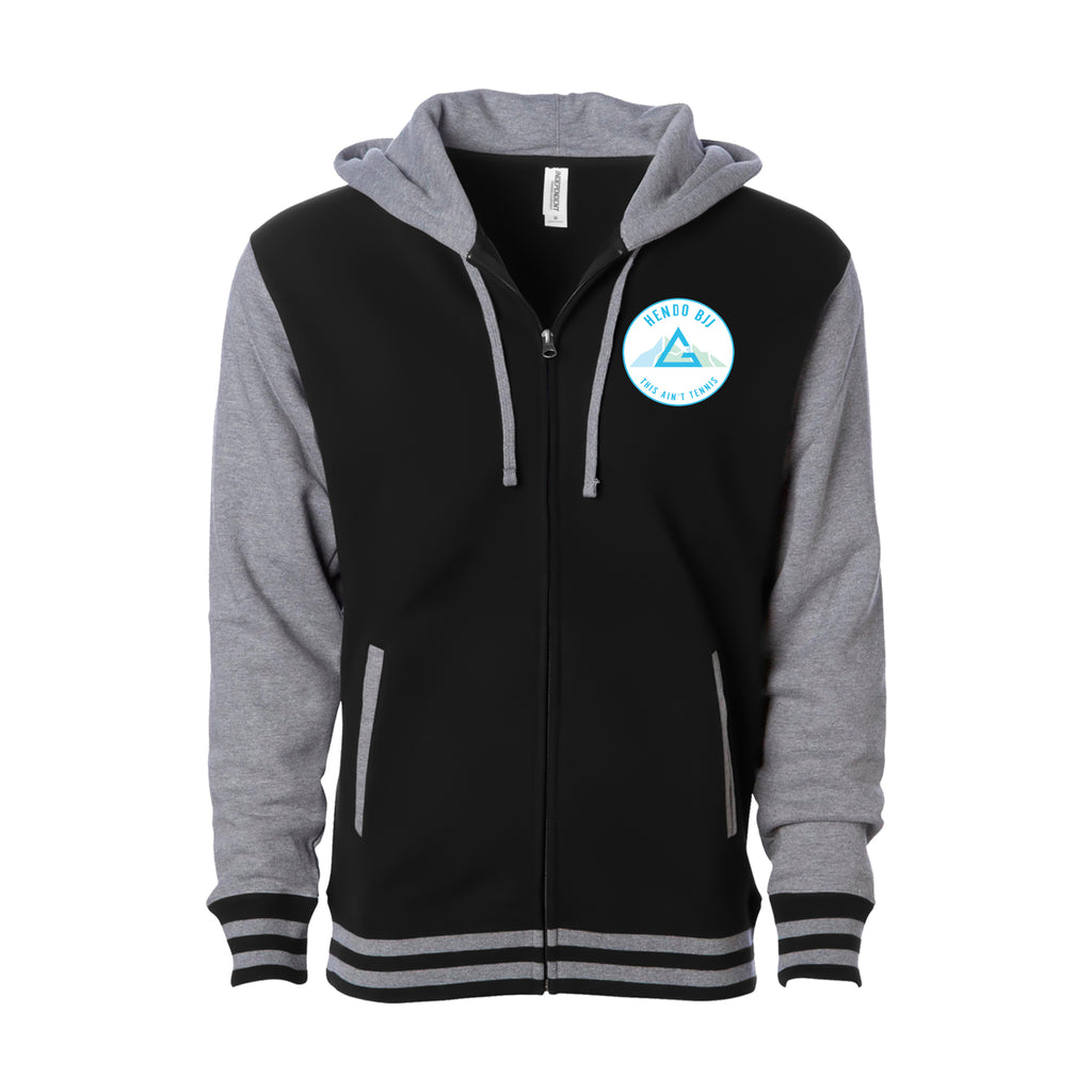 Hendo Brazilian Jiu Jitsu Academy Varsity Zip-Up Hoodies #8070 B