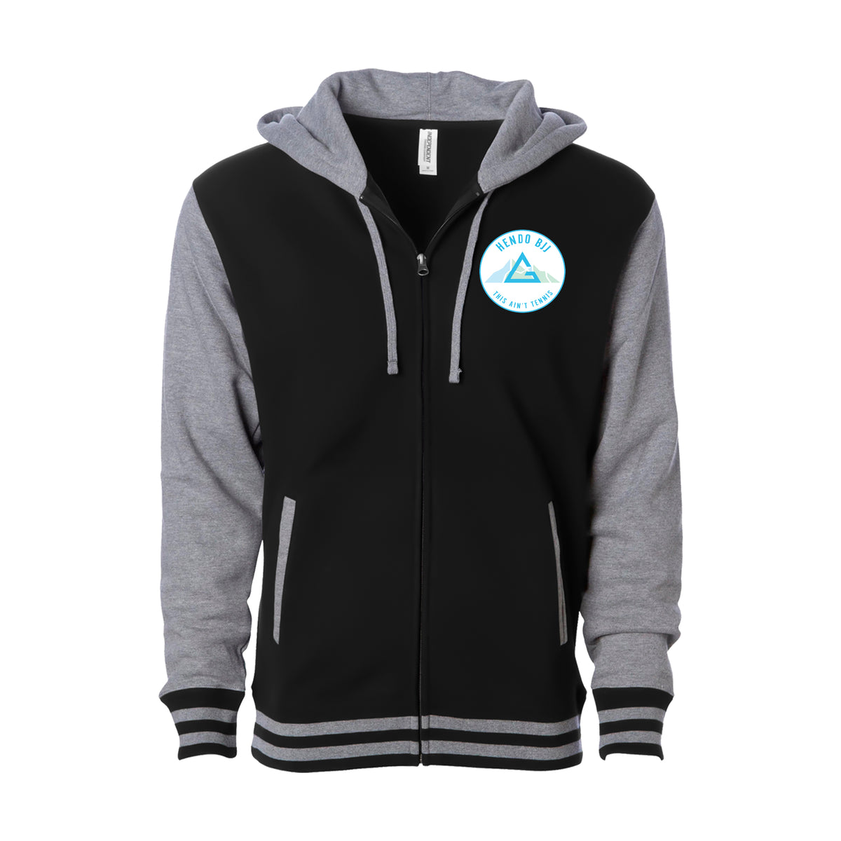 Hendo Brazilian Jiu Jitsu Academy Varsity Zip-Up Hoodies #8070 B