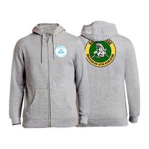 Hendo Brazilian Jiu Jitsu Academy Zip-Up Hoodies #8070 B