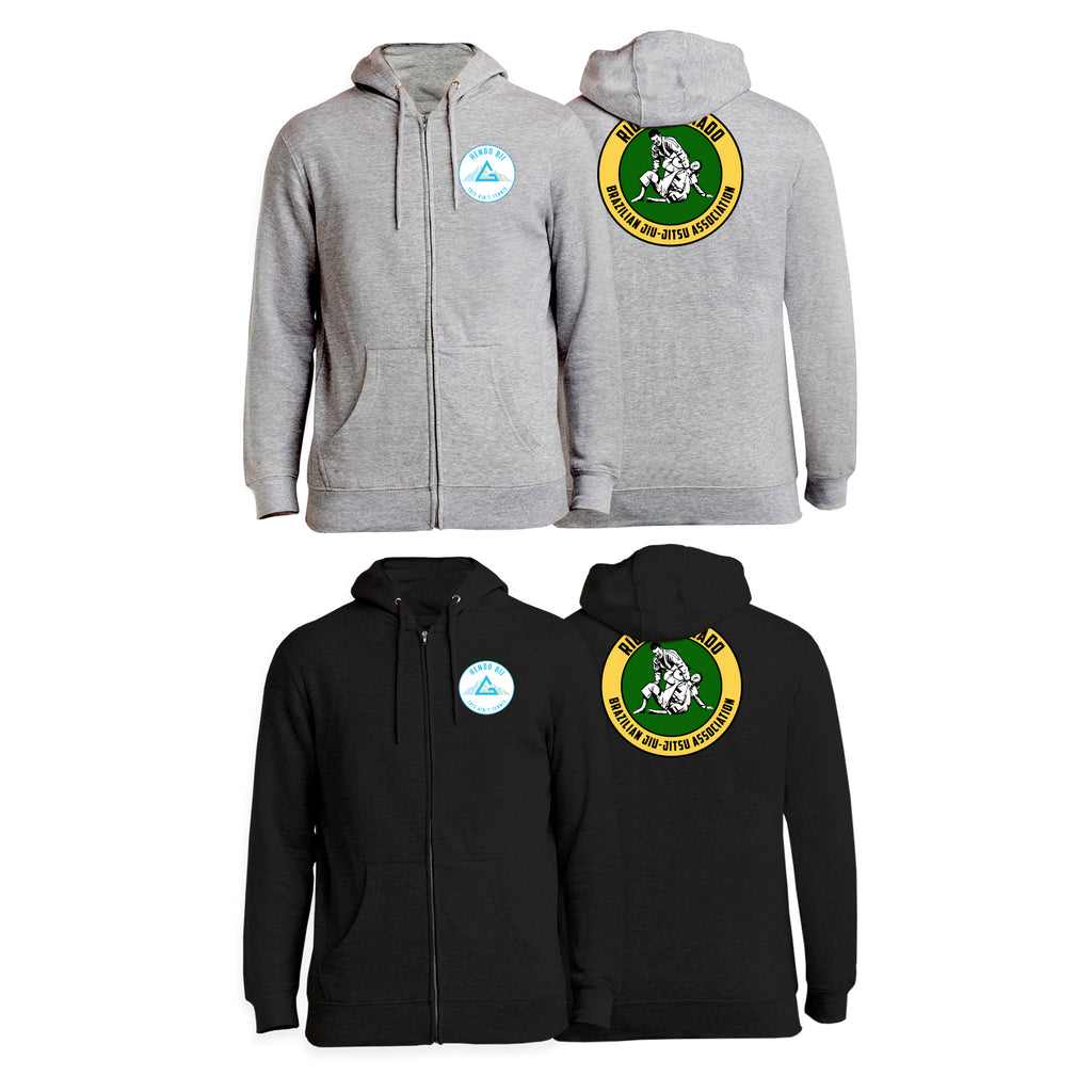 Hendo Brazilian Jiu Jitsu Academy Zip-Up Hoodies #8070 B