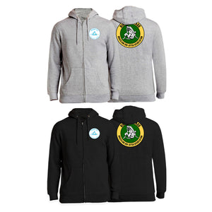 Hendo Brazilian Jiu Jitsu Academy Zip-Up Hoodies #8070 B