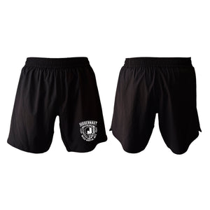 Juggernaut MMA All Black Custom Shorts 2.0 #8071 A