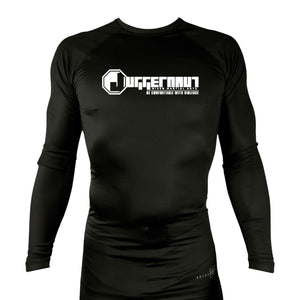 Juggernaut MMA All Black Rash Guards Long Sleeves #8071 D