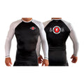River City Kung Fu All Black Ranked Long Sleeve Rash Guards #8072 A