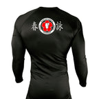 River City Kung Fu All Black Custom Rash Guards Long Sleeves #8072 A