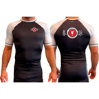 River City Kung Fu All Black Ranked Short Sleeve Rash Guards #8072 A