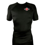 River City Kung Fu All Black Custom Rash Guards Short Sleeves #8072 A
