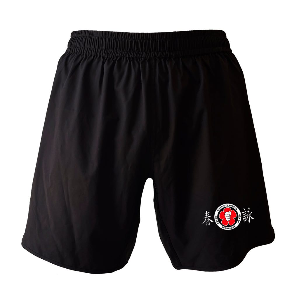 River City Kung Fu All Black Custom Shorts 2.0 #8072 A