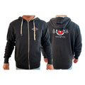 River City Kung Fu Academy Sherpa Lined Zip-Up Hoodie #8072 A