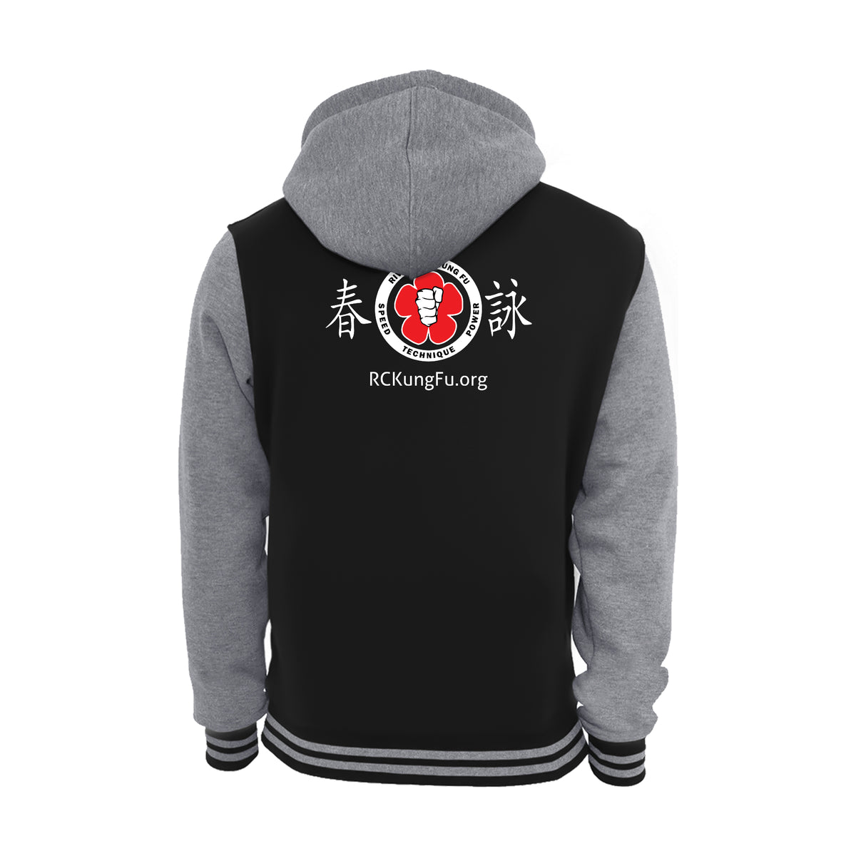 River City Kung Fu Academy Varsity Zip-Up Hoodies #8072 A