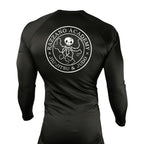 Razzano Academy LLC All Black Custom Rash Guards Long Sleeves #8073 A