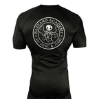 Razzano Academy LLC All Black Custom Rash Guards Short Sleeves #8073 A