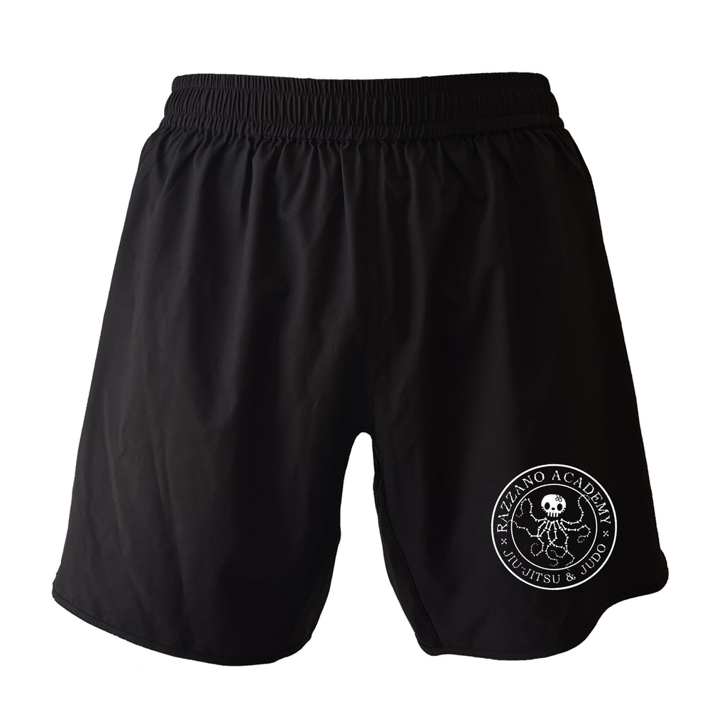 Razzano Academy LLC All Black Custom Shorts 2.0 #8073 A