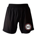302 Jiu-Jitsu All Black Custom Shorts 2.0 #8074 A