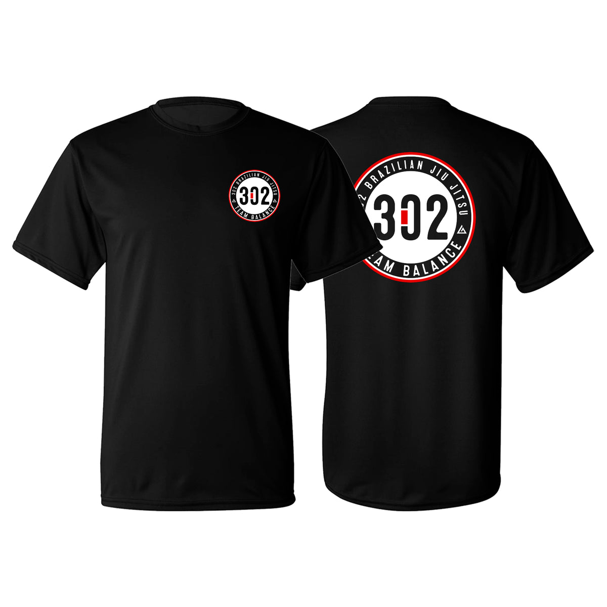 302 Jiu-Jitsu Academy Dry Fit Shirts #8074 A