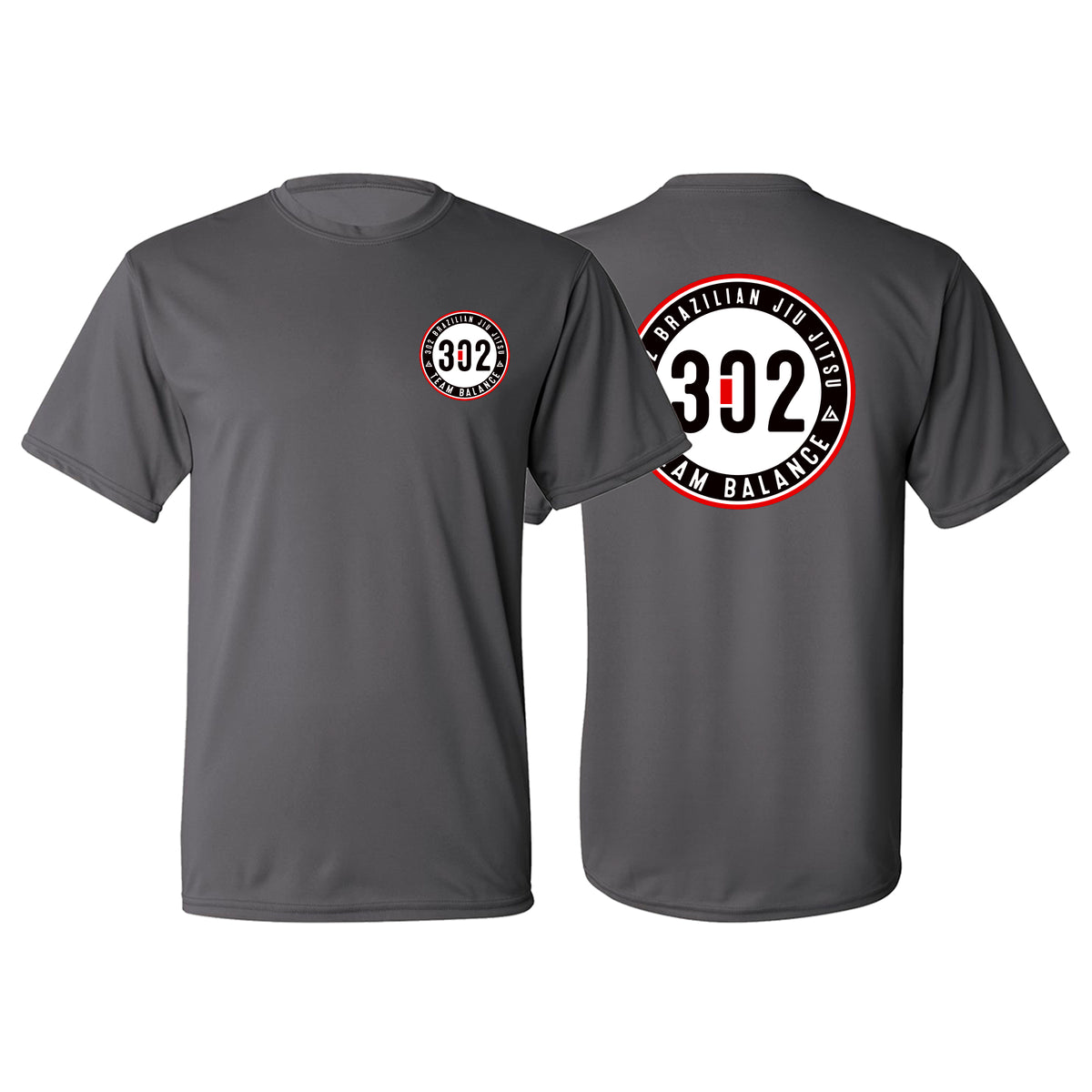 302 Jiu-Jitsu Academy Dry Fit Shirts #8074 A